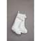 Hello Honey® 20" Cream Cotton Slub Stocking Set with Tufting